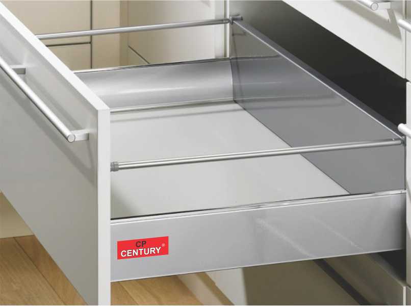 Double Wall Drawer Silky Set (Single Railing)