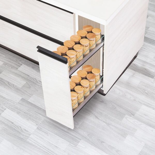 Glass Bottle Pullout (2 Shelves) (Side Mounted) - Image 2